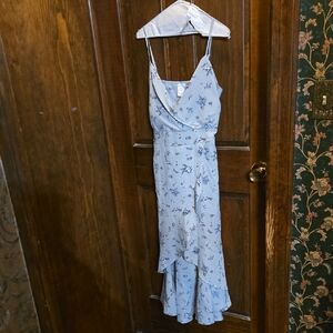 NOBO White Ruffled Tiered Sundress Spaghetti Strap NWT